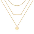 Layered Choker Necklace Trio - LUMÉA