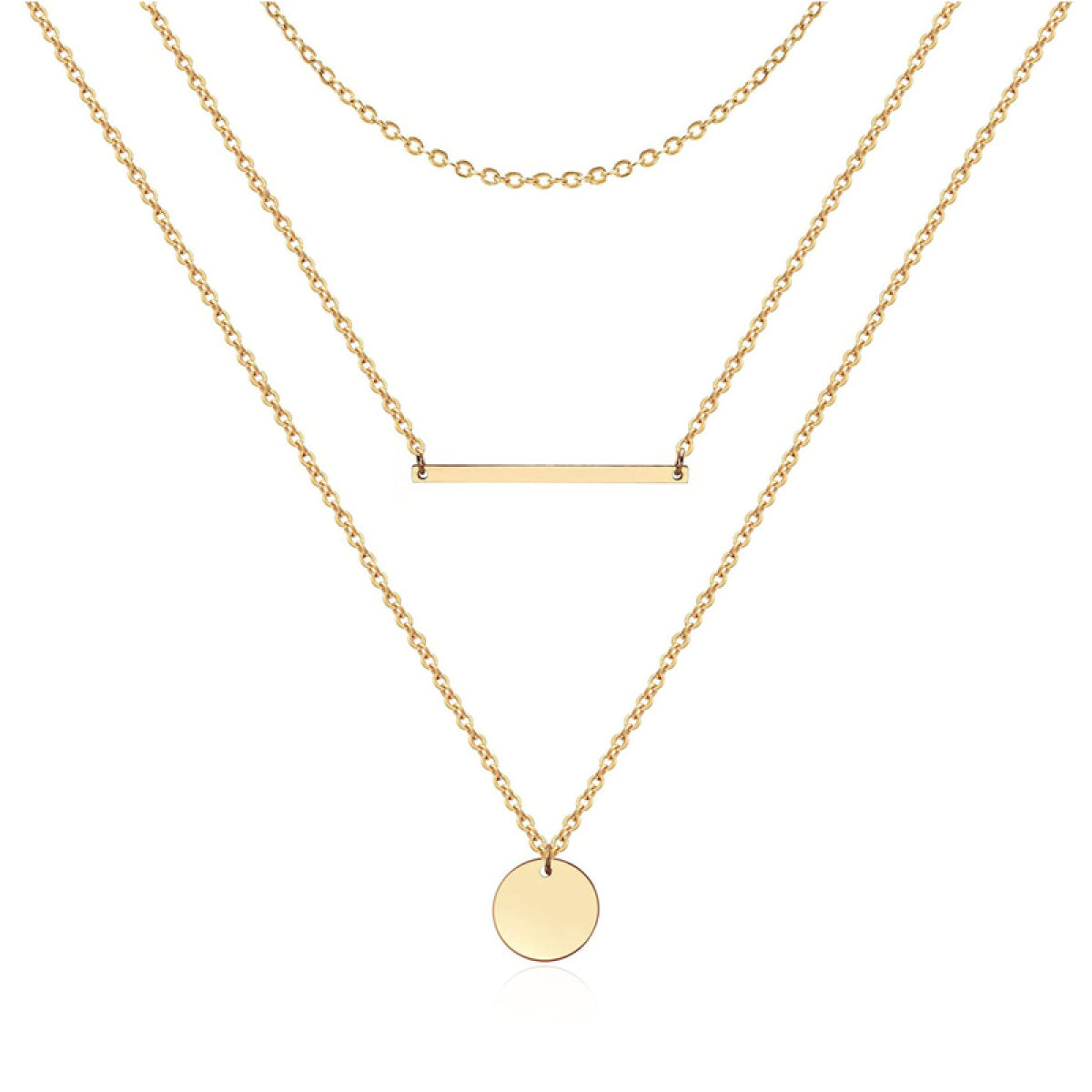 Layered Choker Necklace Trio - LUMÉA